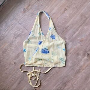 Rouje Amber top, yellow, size 36